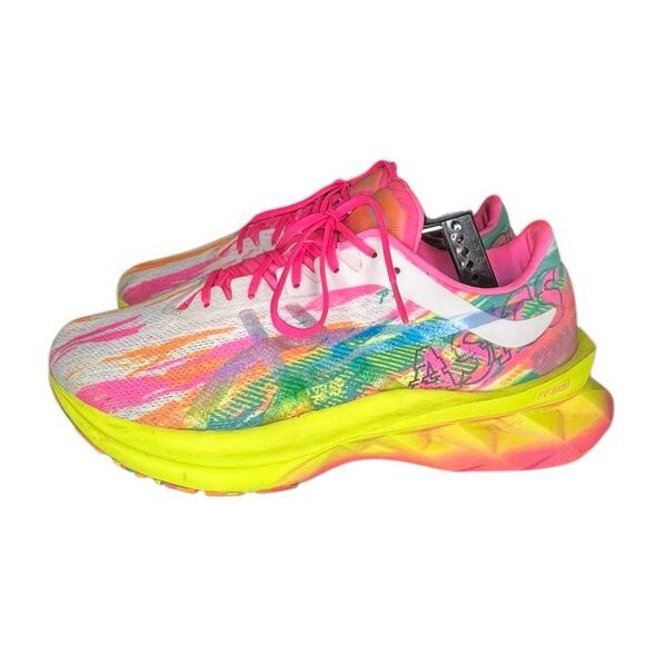 Asics Shoes - Womens ASICS NOVABLAST Running Shoes Size 10 Hot Pink Sour Yuzu